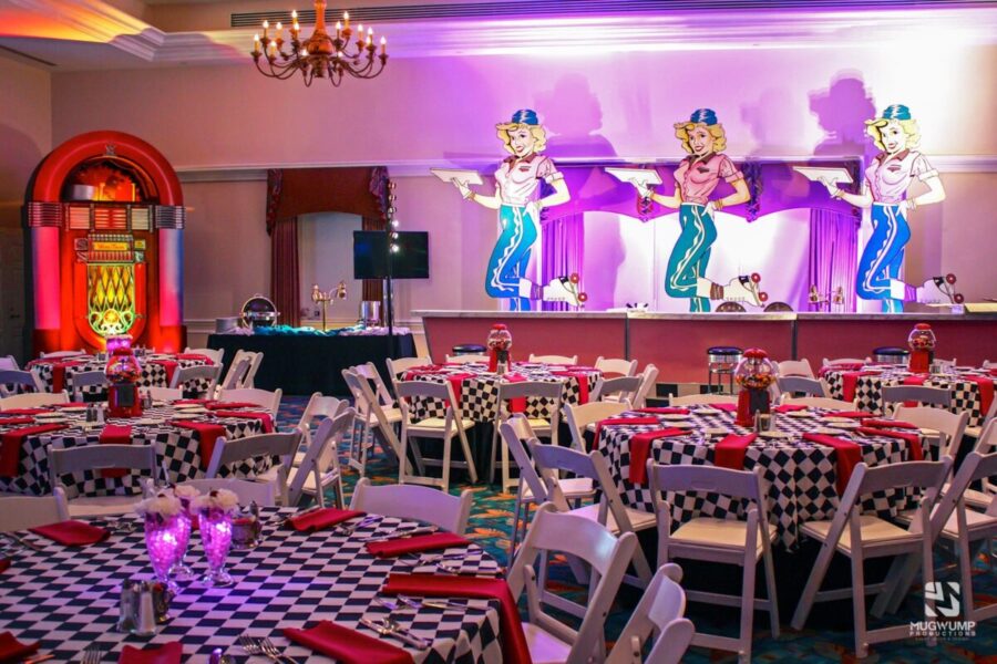 1950s-Themed-Event-Decor