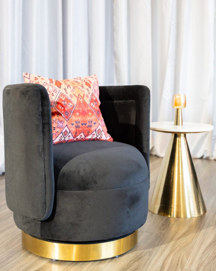 Black_Modern_Armchair_Event_Furniture_Rentals_Jacksonville