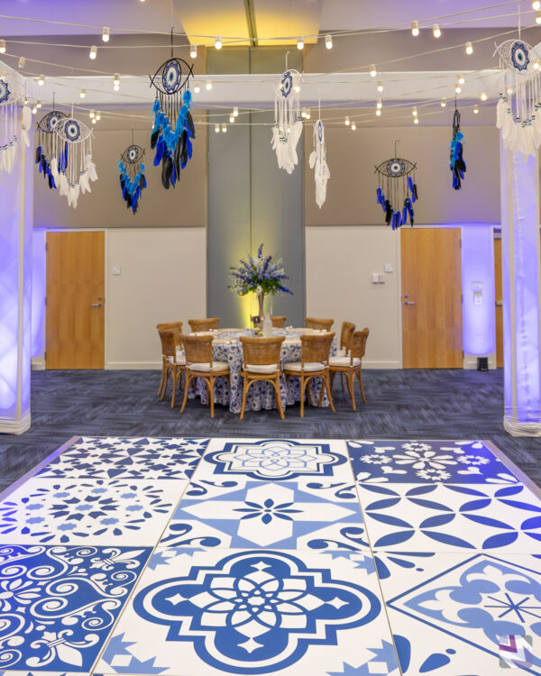 Custom_White_Blue_Geometric_Dance_Floor_Event_Decor_Rentals_Jacksonville