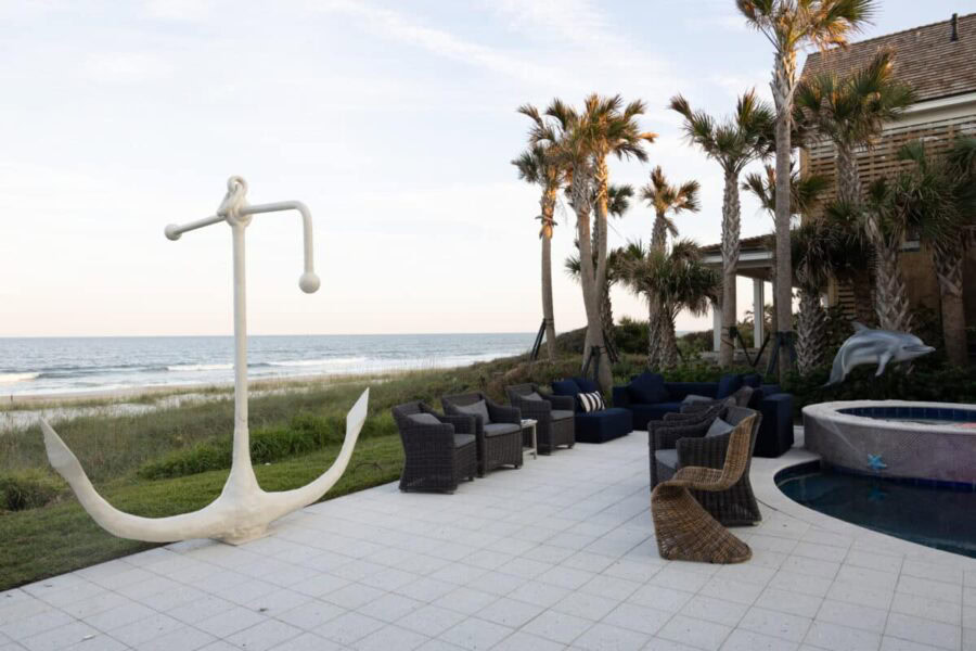 Large anchor prop_Under the Sea themed decor