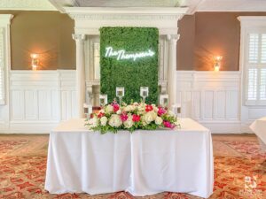 wedding reception decor
