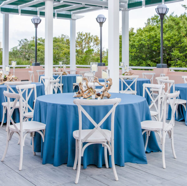 White_Washed_Wood_Crossback_Dining_Chair_Rental_Jacksonville