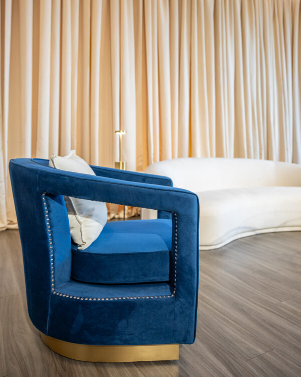 Navy_Blue_Modern_Armchair_Event_Rental_Jacksonville
