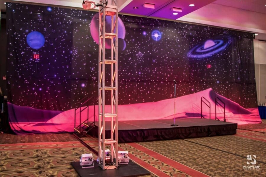Space-Themed-Event-Decor-Stage-Setup-Jacksonville