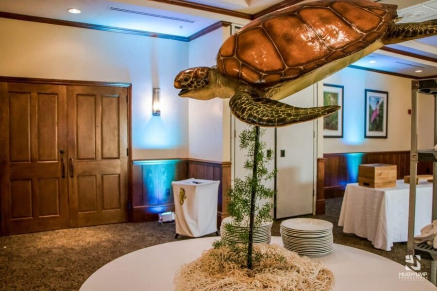 Sea-Turtle-Tropical-Themed-Event-Table-Decor-Jacksonville