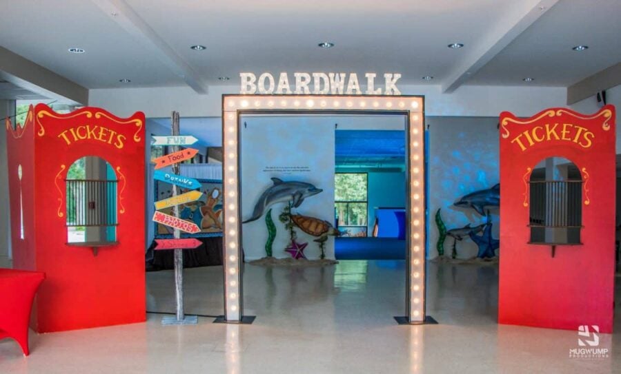 Boardwalk-Entrance-Underwater-Themed-Event-Decor-Jacksonville