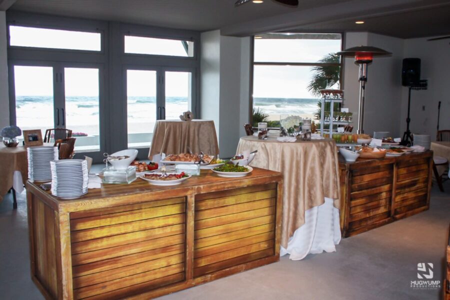 Beach-Themed-Catering-Buffet-Display