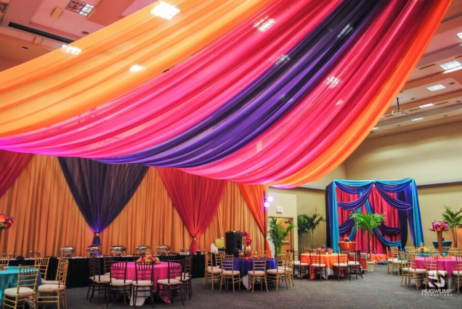 Bright-Color-Fabric-Treatment-Event-Decor