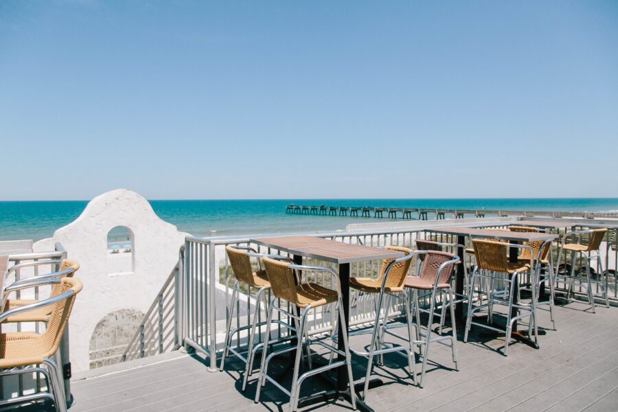 Casa Marina Rooftop in Jacksonville Beach, Florida, beach view proposal location