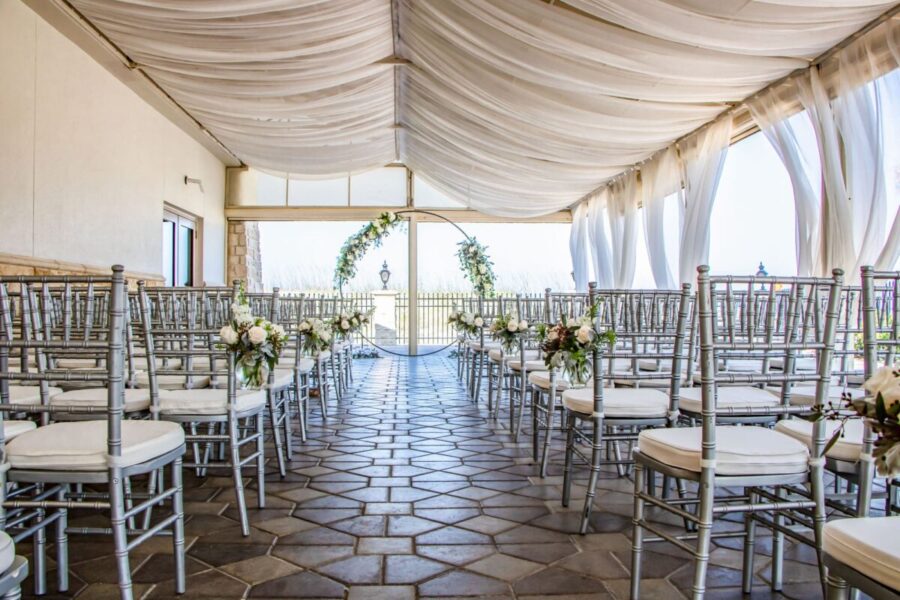 Circle-Wedding-Arch-Silver-Ceremony-Chairs