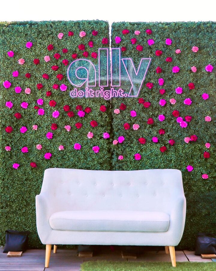 Floral-Greenery-Wall-Custom-LED-Sign-Event-Decor-Rentals-Jacksonville