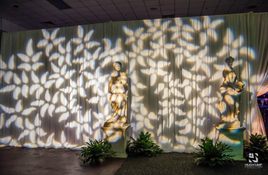 Floral-Wall-Light-Projection