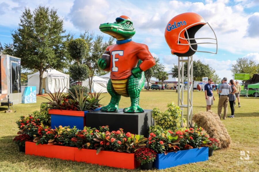 Florida-Gators-Themed-Event-Decor-Gator-Prop