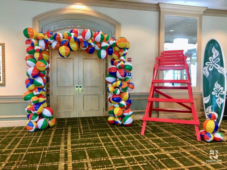 Florida-Themed-Event-Entrance-Decor