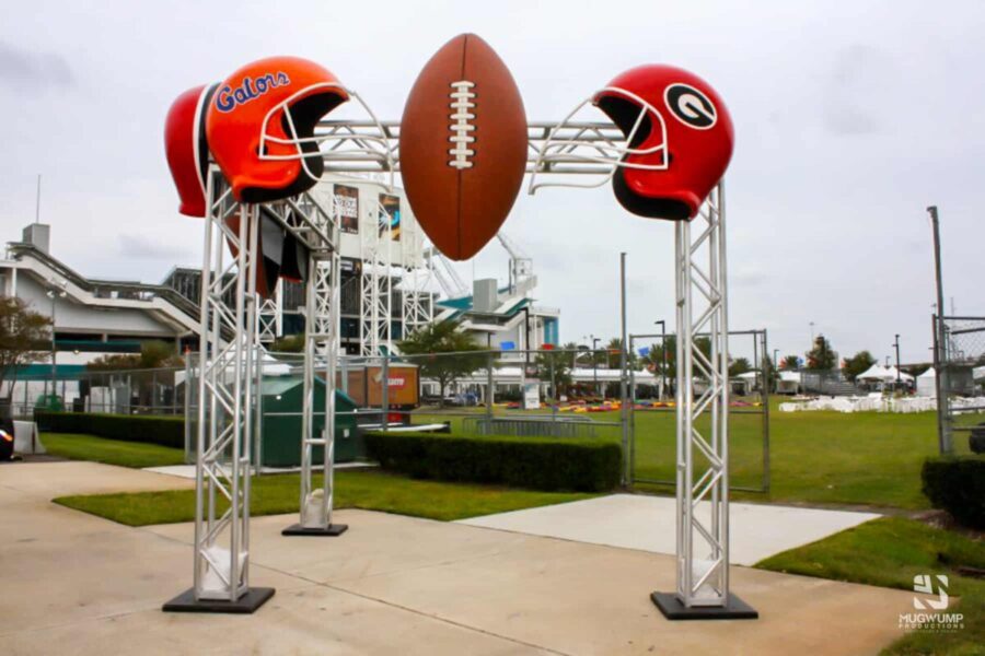 Football-Rivalry-Themed-Event-Decor