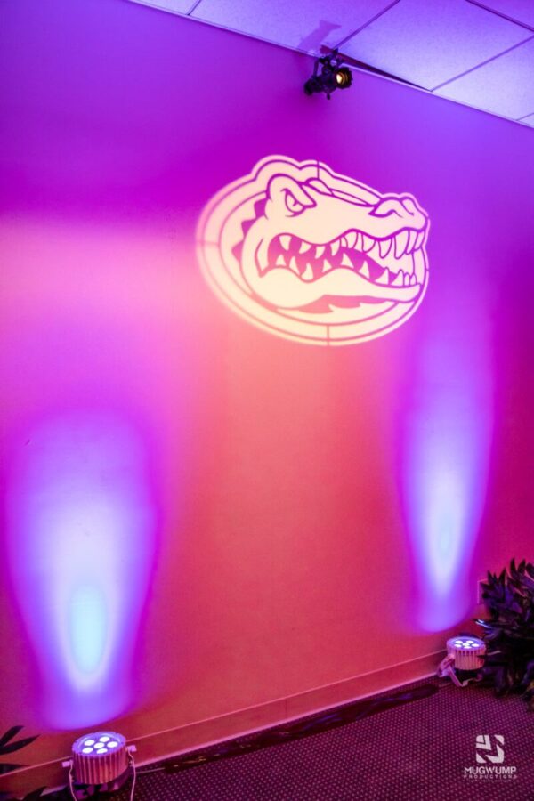 Gator-Head-Wall-Projection