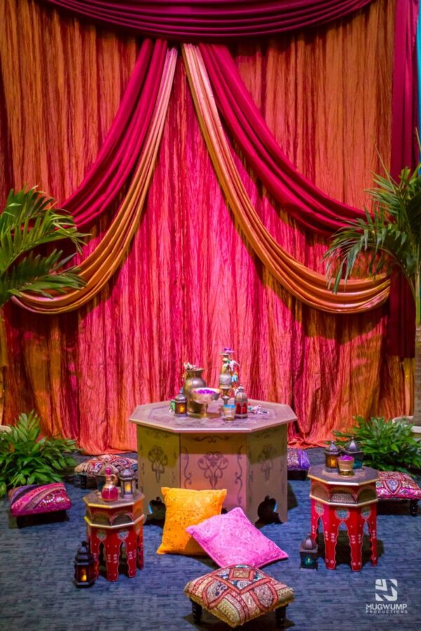 Pink-And-Orange-Fabric-Treatment