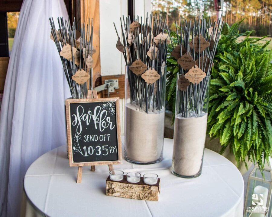 Sparkler-Wedding-Sendoff-Chalkboard-Tabletop-Easel