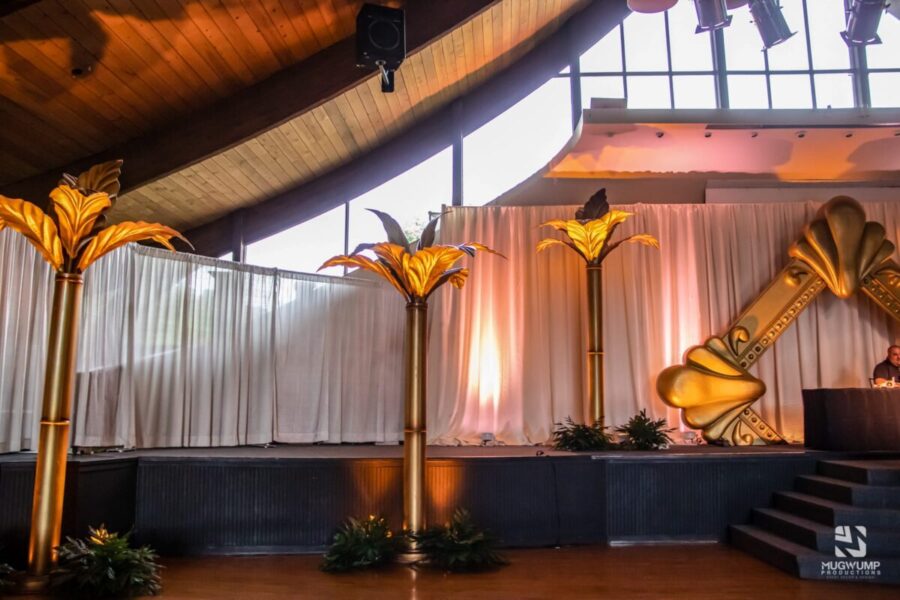 Stage-Decor-Gold-And-Black