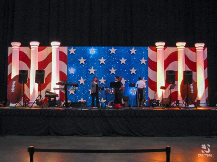 USA-Event-Red-White-Blue-Stage-Backdrop