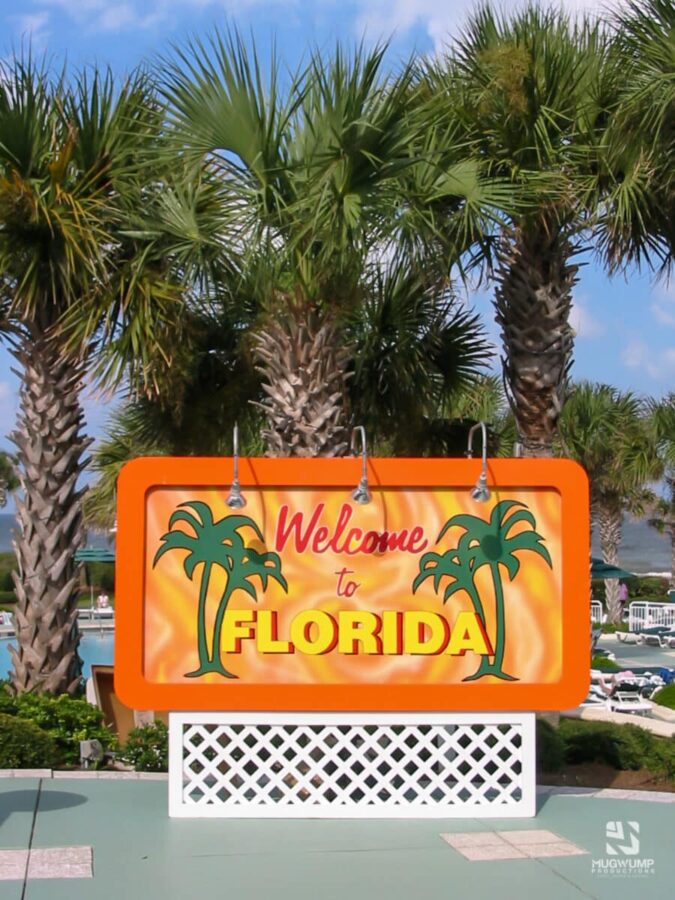Welcome-To-Florida-Sign-Palm-Trees