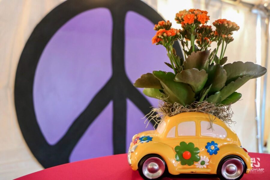 Yellow-Volkswagen-Vase-Floral-Display